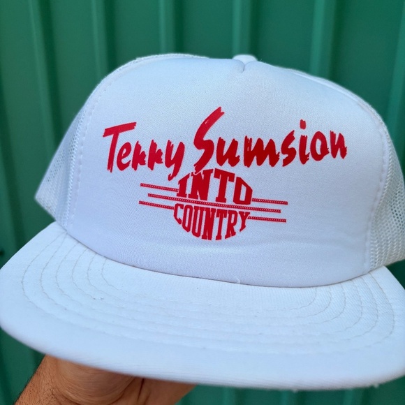 Vintage COUNTRY TERRY SUMSION INTRO COUNTRY TRucker hat concert snapback tour - Picture 1 of 6